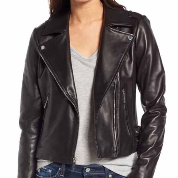 MICHAEL Michael Kors Jackets & Blazers - Michael Kors leather Moto jacket